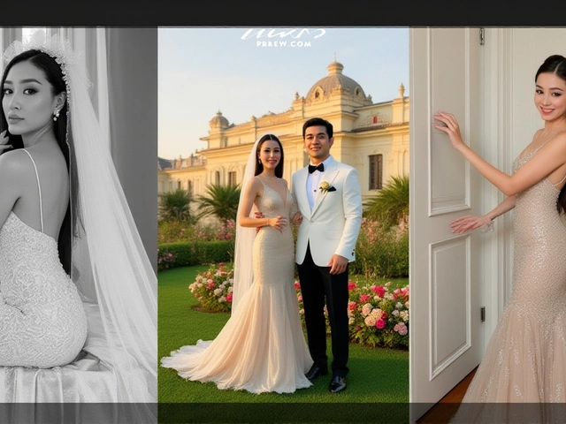 วุ้นเส้นเปิดชุดแต่งงาน 4 ชุด ใส่ดีไซเนอร์ไทย 3 แบรนด์ในงานวิวาห์ทั้งไทย-ฝรั่งเศส